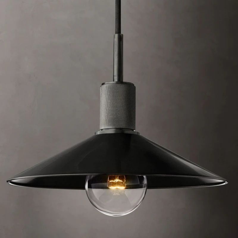 UTILITAIRE METAL SLOPE SHADE PENDANT