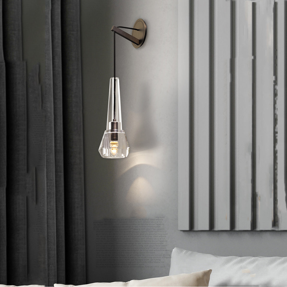 Fontenay Modern Crystal Sconce