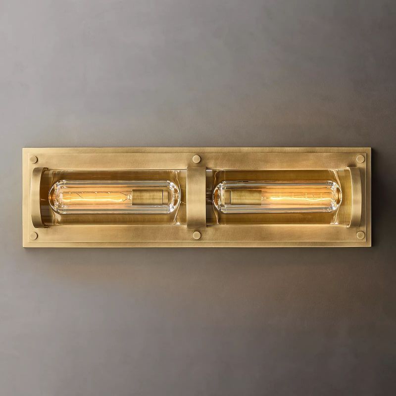 Sandstone Outdoor Linear Grand Wall Sconce-HiLamps