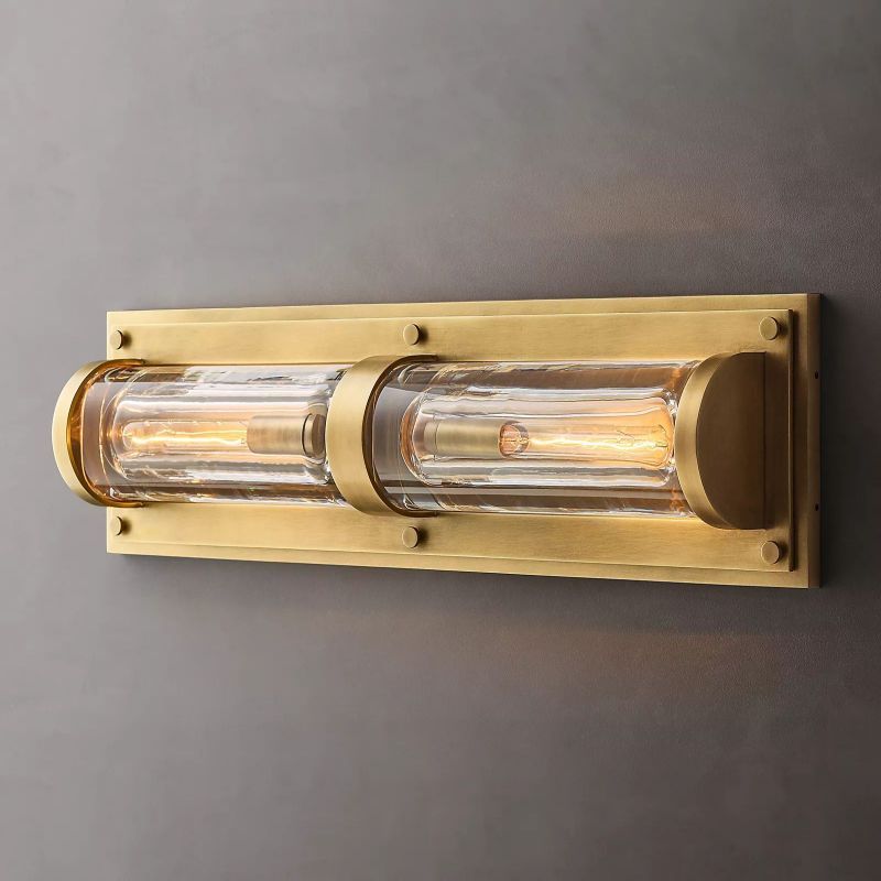 Sandstone Outdoor Linear Grand Wall Sconce-HiLamps