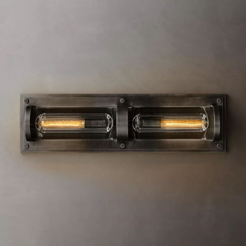 Sandstone Outdoor Linear Grand Wall Sconce-HiLamps