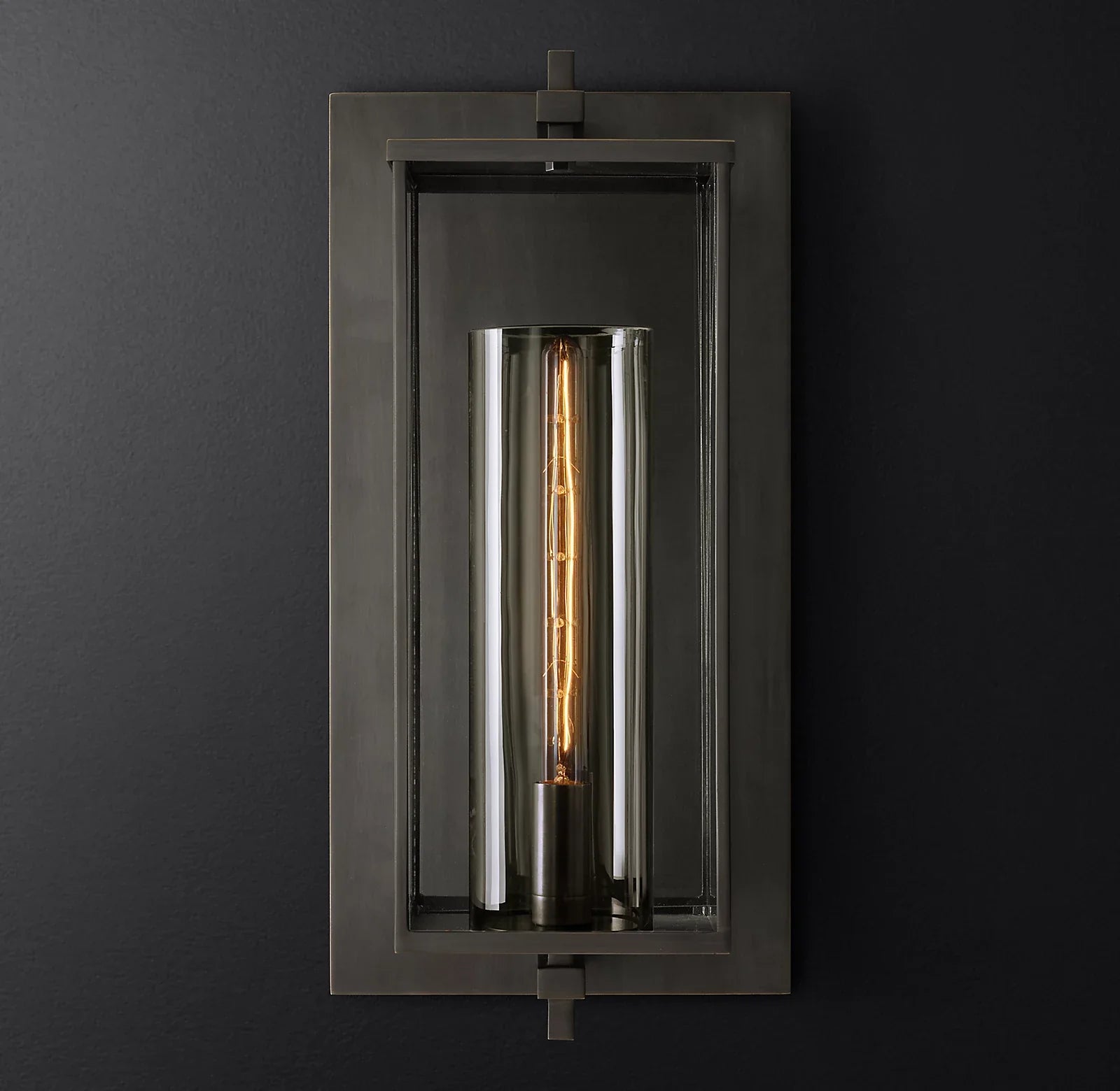Outdoor Square Grand Wall Sconce-HiLamps