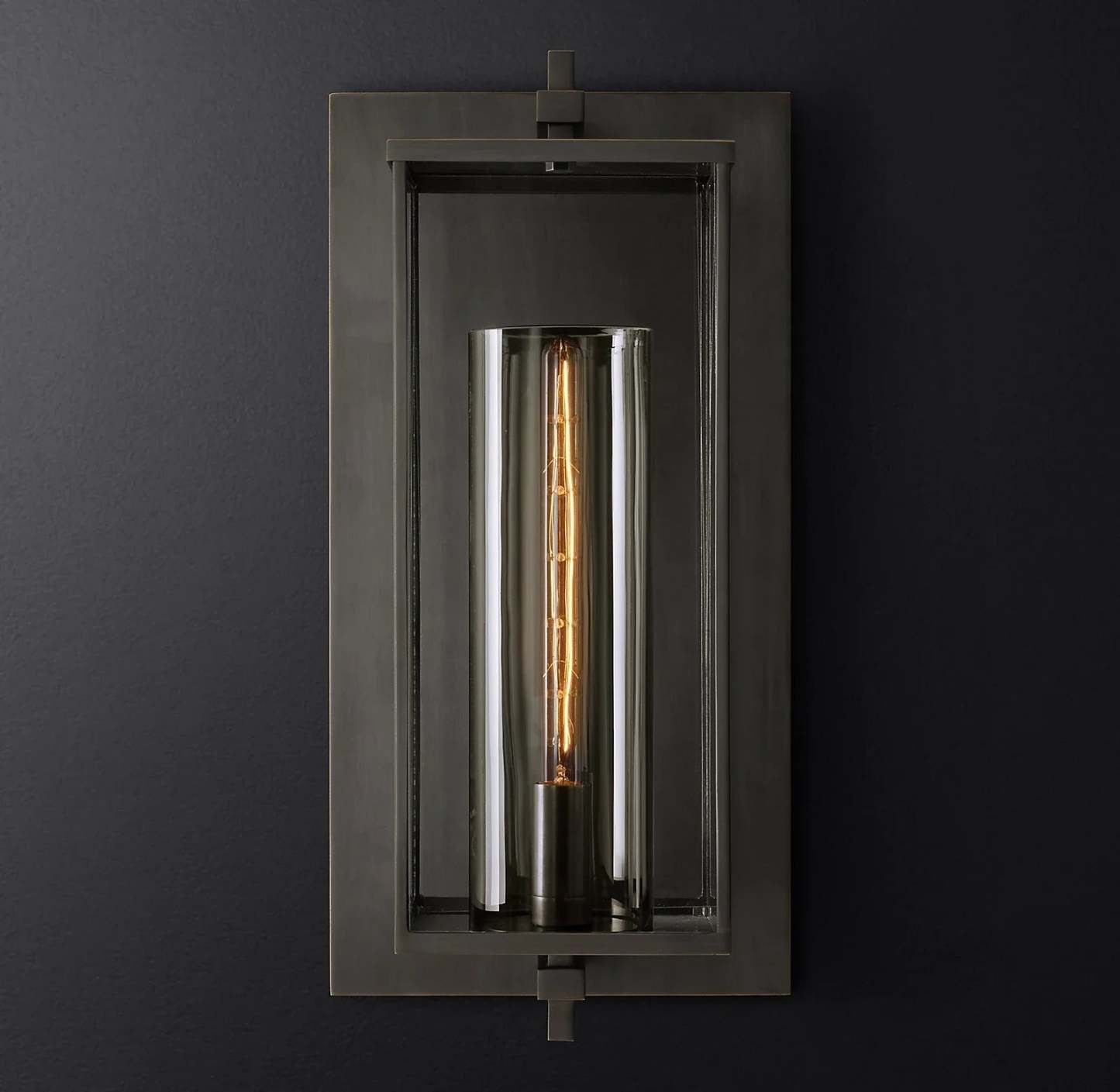 Outdoor Square Grand Wall Sconce-HiLamps