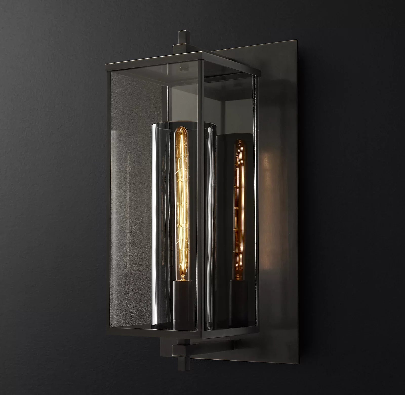 Outdoor Square Grand Wall Sconce-HiLamps