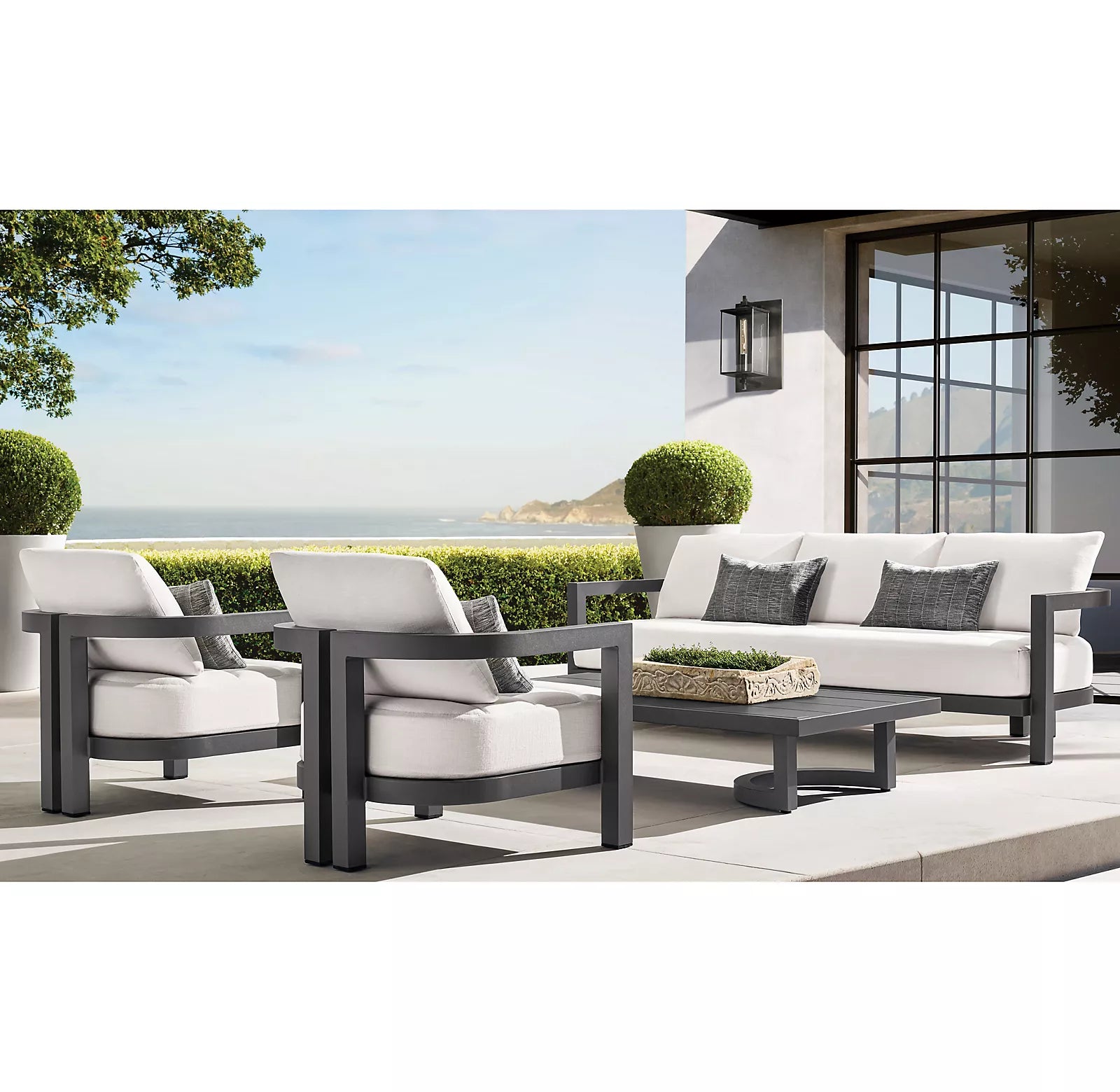 Outdoor Square Short Wall Sconce-HiLamps