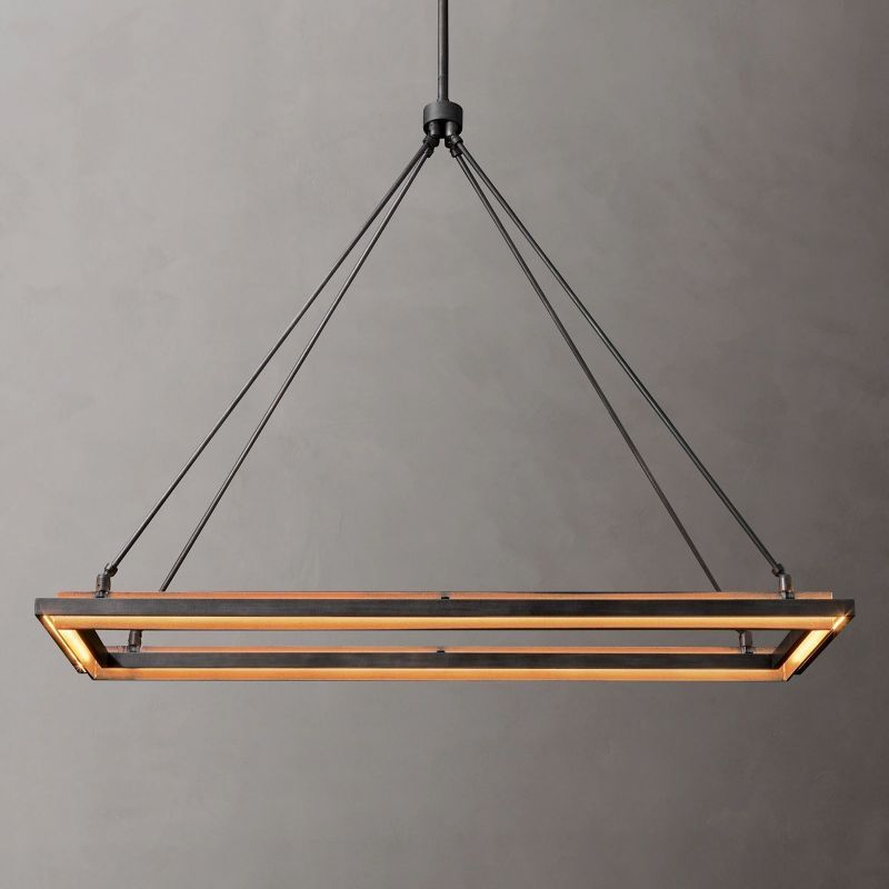 PERALTA RECIANGULAR CHANDELIER 48"