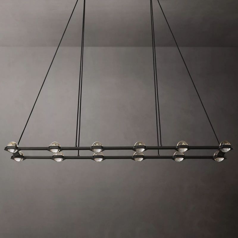 ÉCLATANT RECIANGULAR CHANDELIER 72"