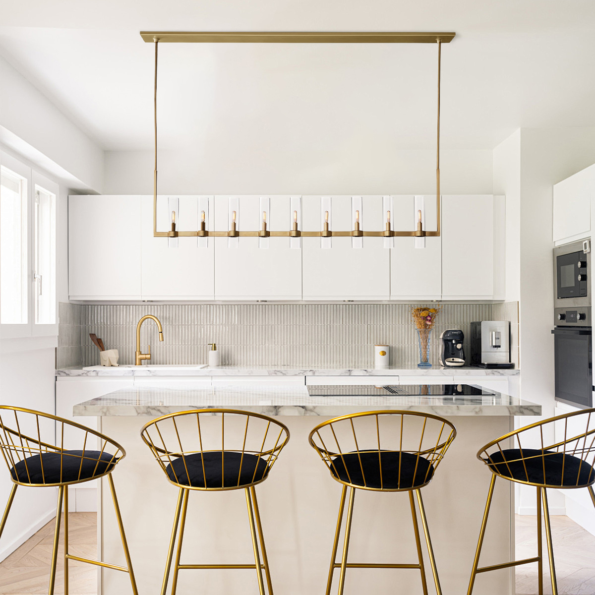 RAVELLE LINEAR CHANDELIER 59"