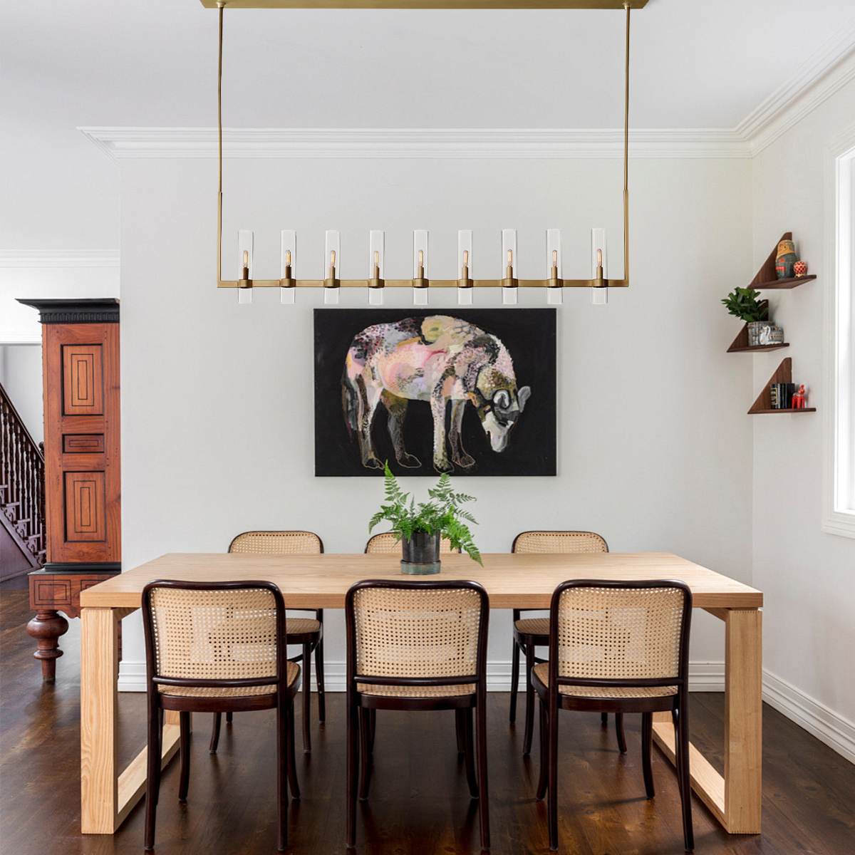 RAVELLE LINEAR CHANDELIER 59"