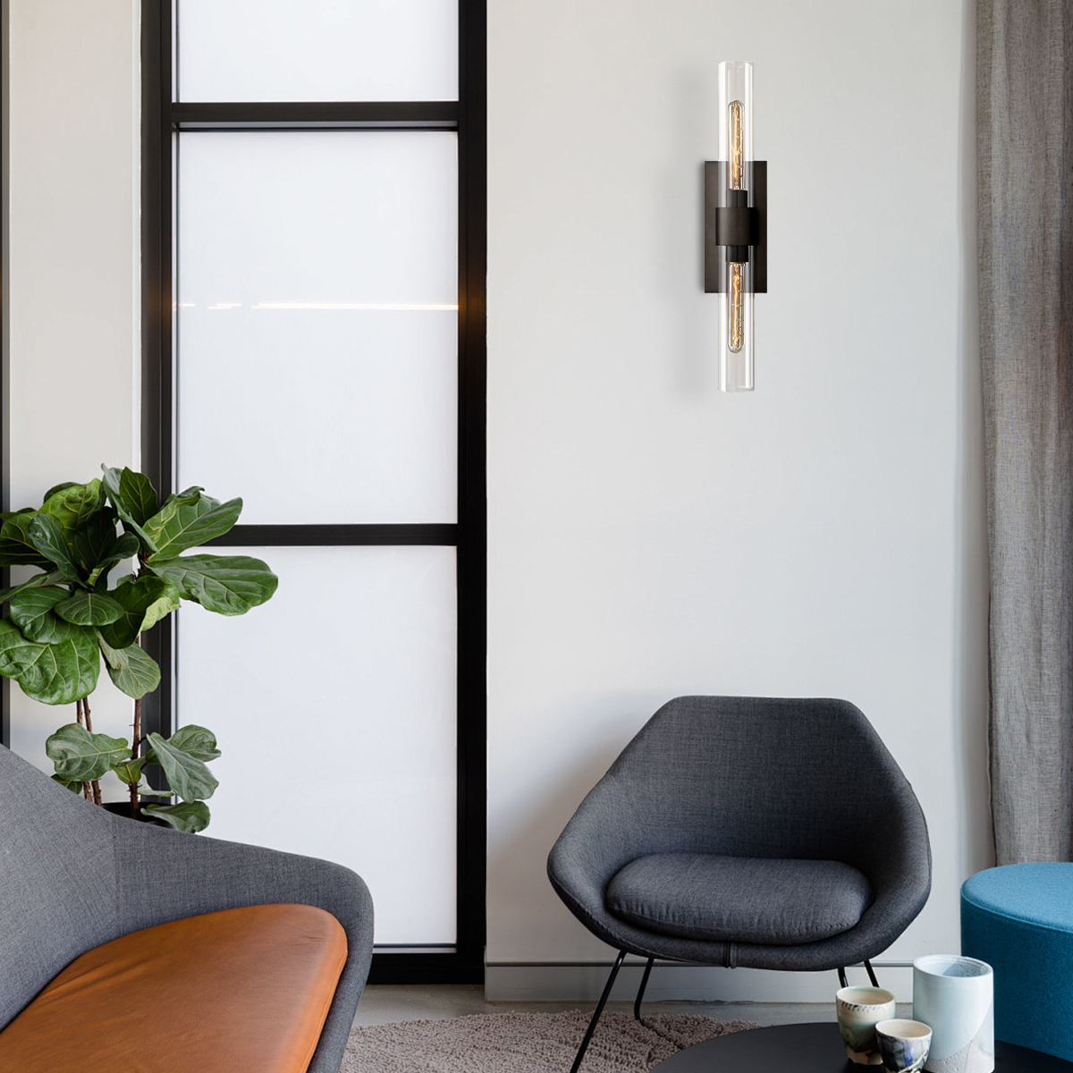 Riverton Linear Sconce-HiLamps