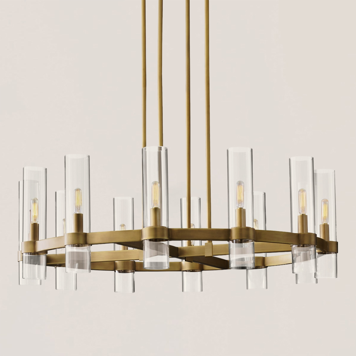 RAVELLE ROUND CHANDELIER 36"