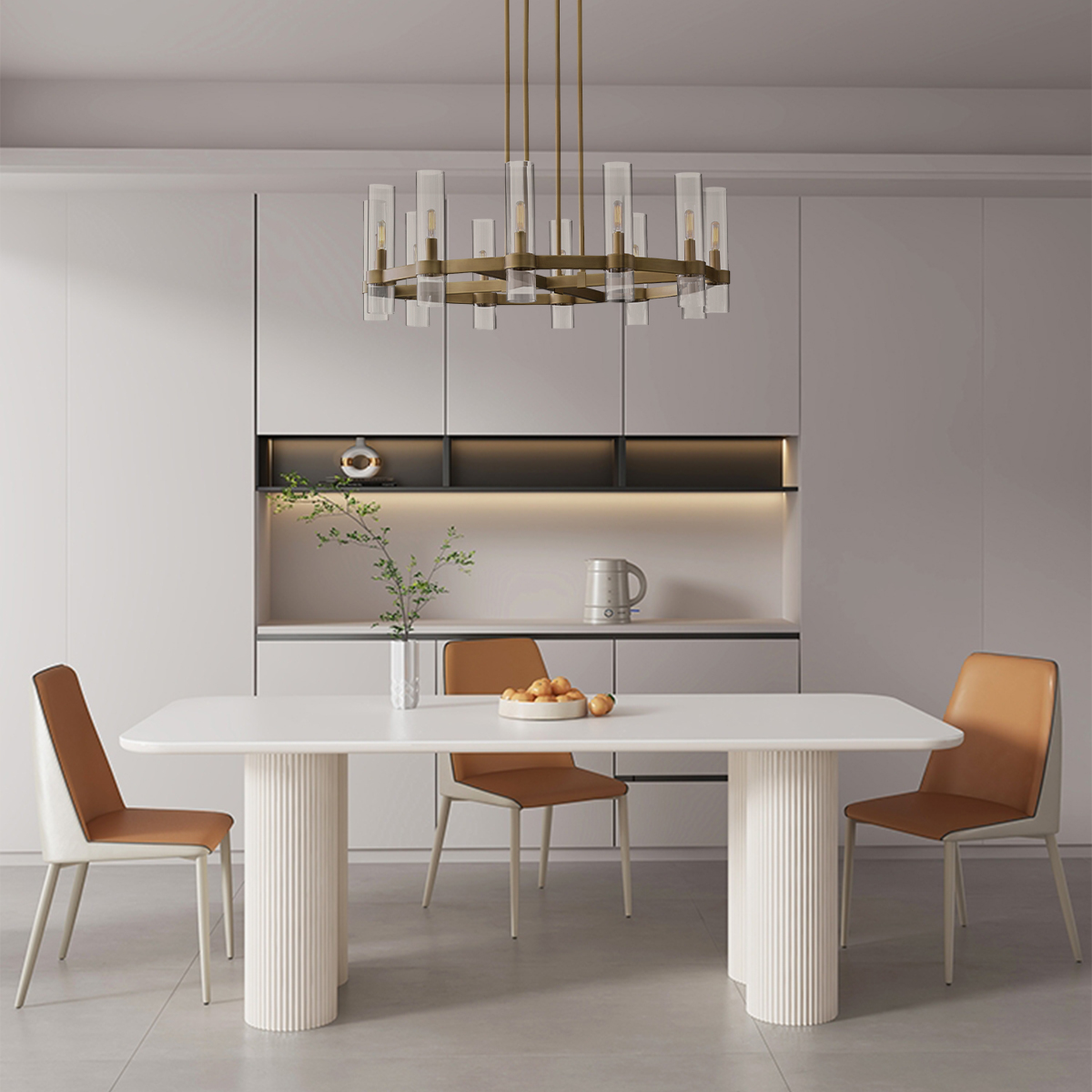 RAVELLE ROUND CHANDELIER 36"