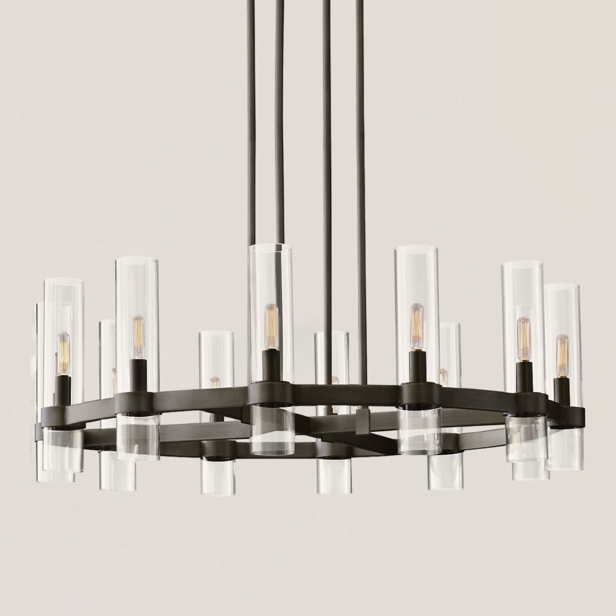 RAVELLE ROUND CHANDELIER 36"