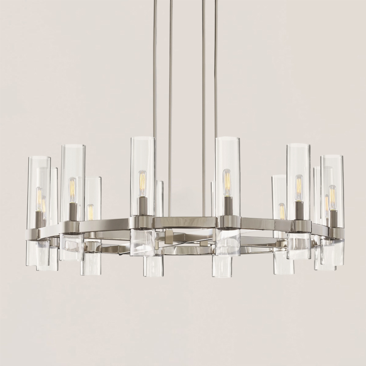 RAVELLE ROUND CHANDELIER 36"