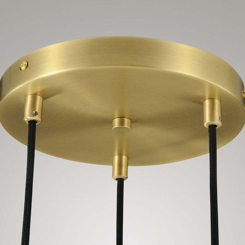 Bridgewater Dops 3-Light Cord Round Chandelier-HiLamps