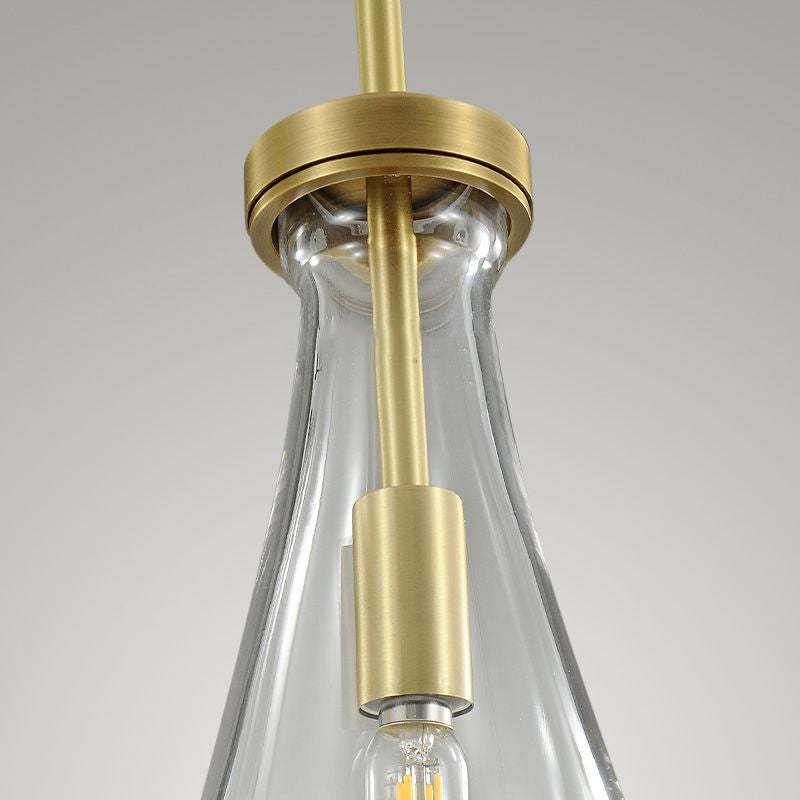 Bridgewater Dops 3-Light Cord Round Chandelier-HiLamps