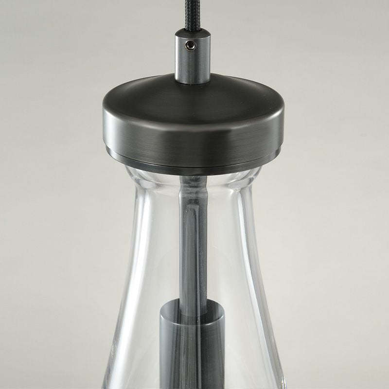 Bridgewater Dops 3-Light Cord Round Chandelier-HiLamps