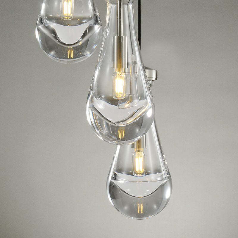 Bridgewater Dops 3-Light Cord Round Chandelier-HiLamps