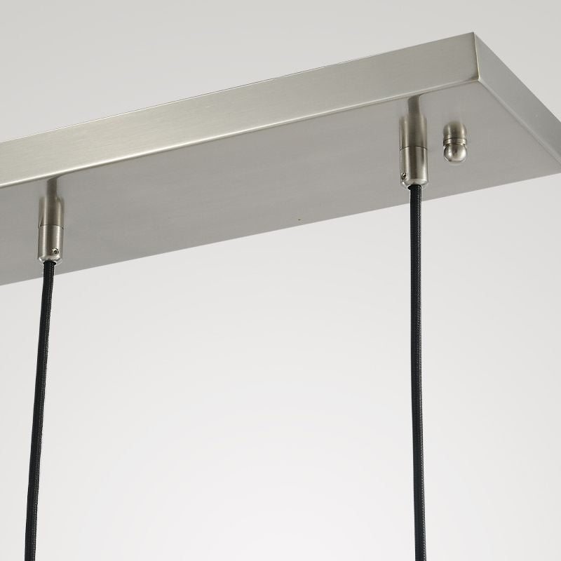 Raindrops 3-light Rectangular Chandelier-HiLamps