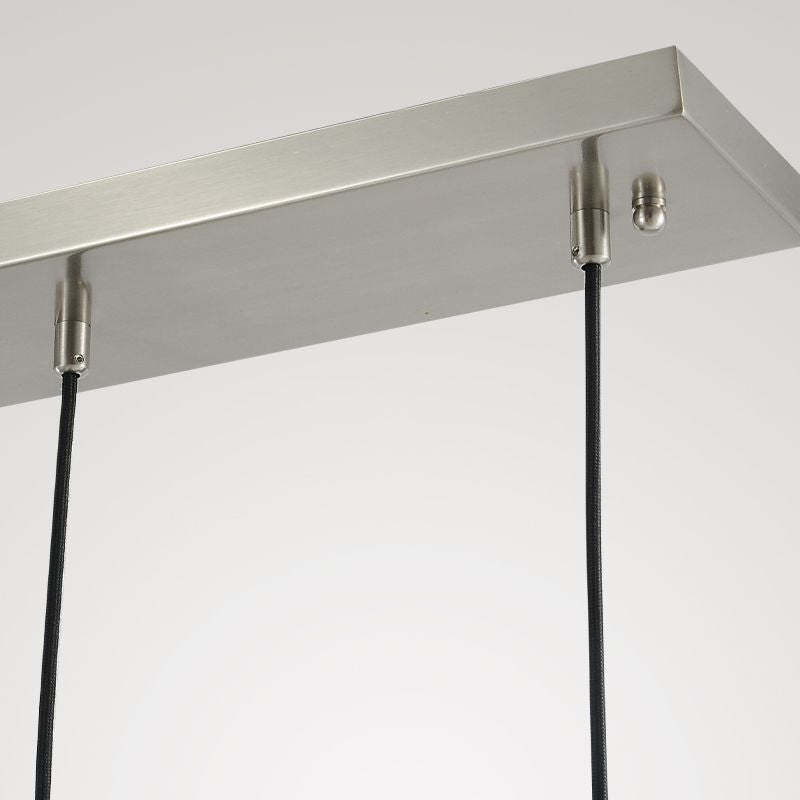 Raindrops 3-light Rectangular Chandelier-HiLamps