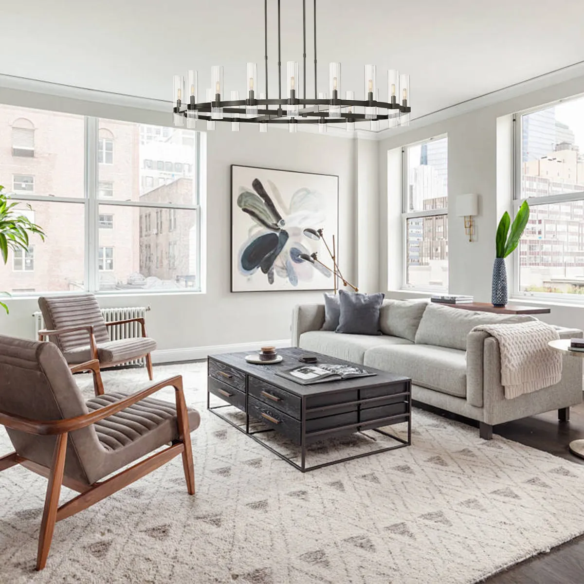 Ravelle Round Chandelier