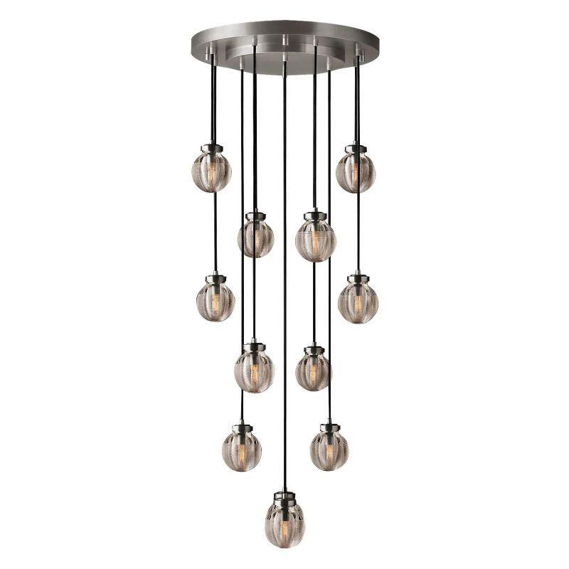 PEARL ROUND CHANDELIER 22"
