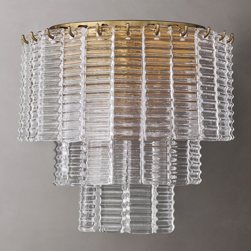 Sireni Clear Glass Wall Sconce-HiLamps