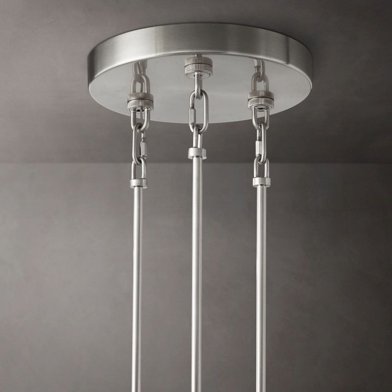 Sireni Glass Round Chandelier 65"-HiLamps