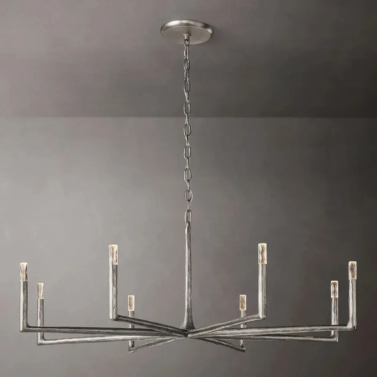 Thaddeus Hammered Finish Round Chandelier