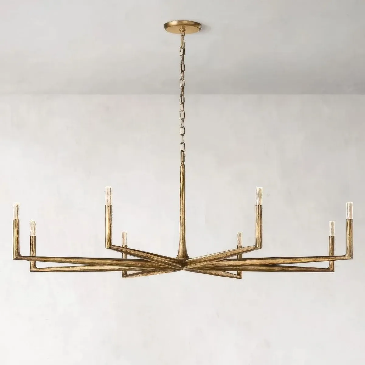 Thaddeus Hammered Finish Round Chandelier