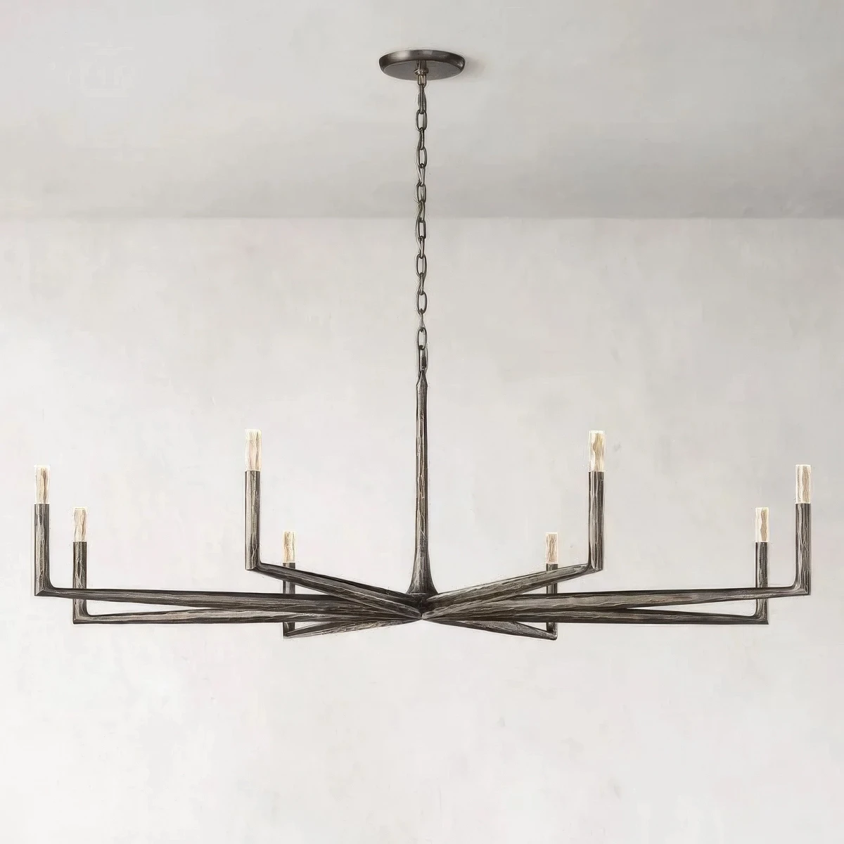 Thaddeus Hammered Finish Round Chandelier