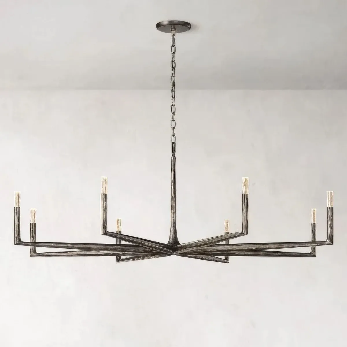 Thaddeus Hammered Finish Round Chandelier