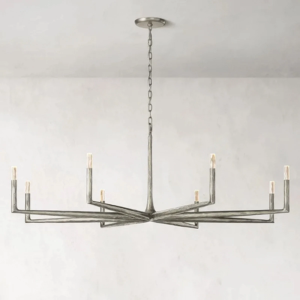 Thaddeus Hammered Finish Round Chandelier