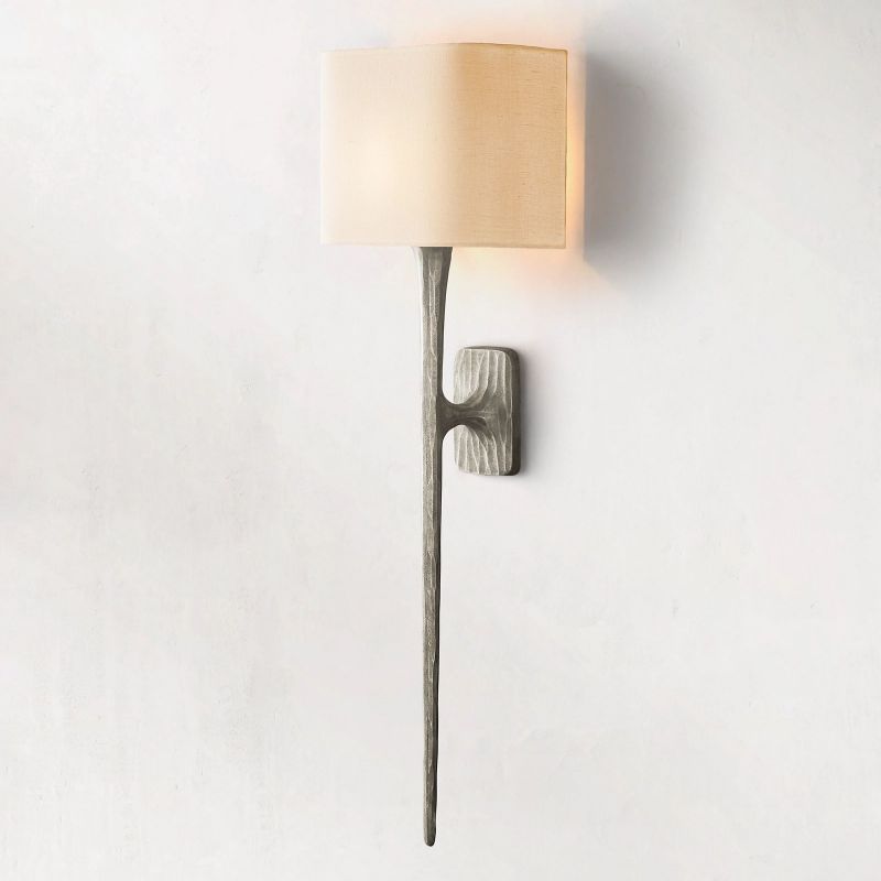 Thadeus Grand Shaded Wall Sconce-HiLamps