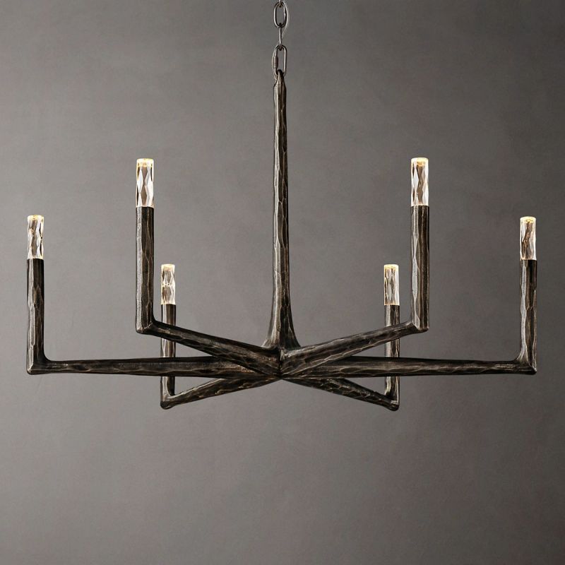 Tolland Round Chandelier 36"-HiLamps