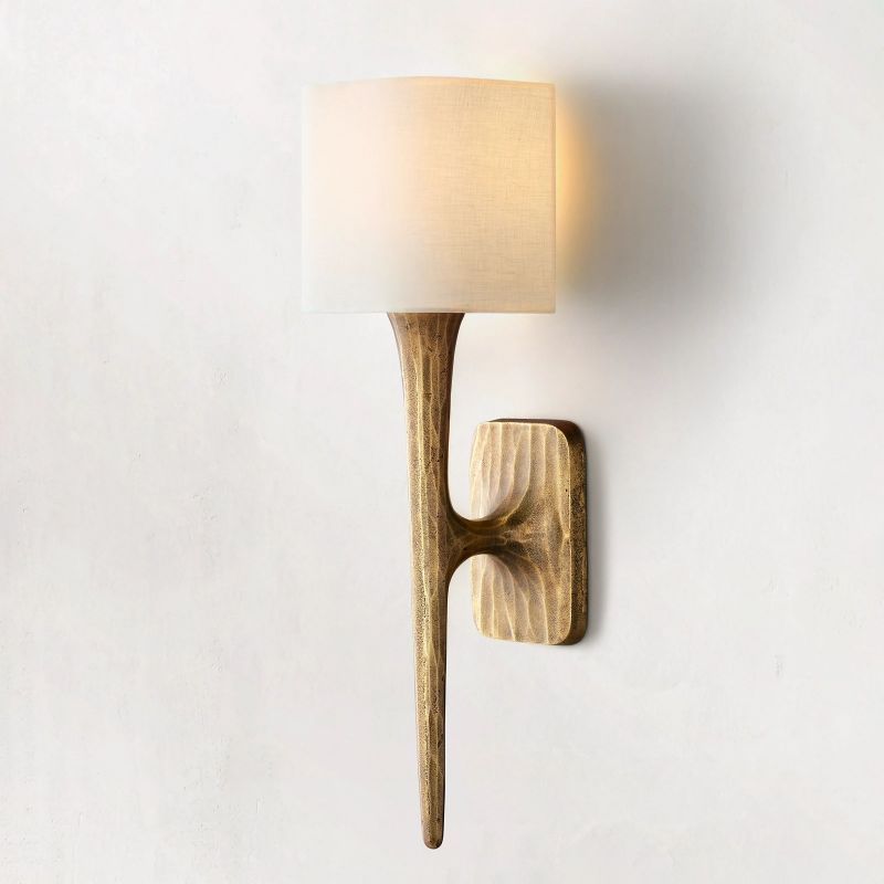 Thadeus Shaded Wall Sconce-HiLamps