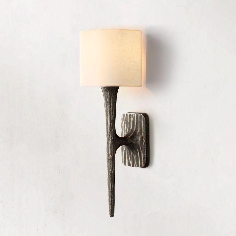 Thadeus Shaded Wall Sconce-HiLamps