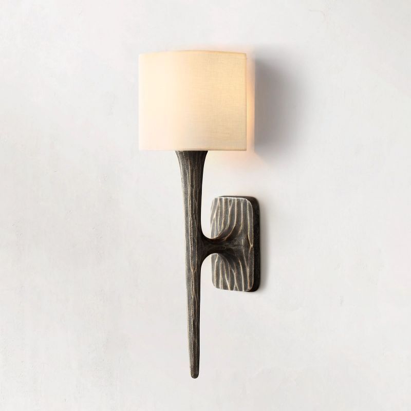 Thadeus Shaded Wall Sconce-HiLamps