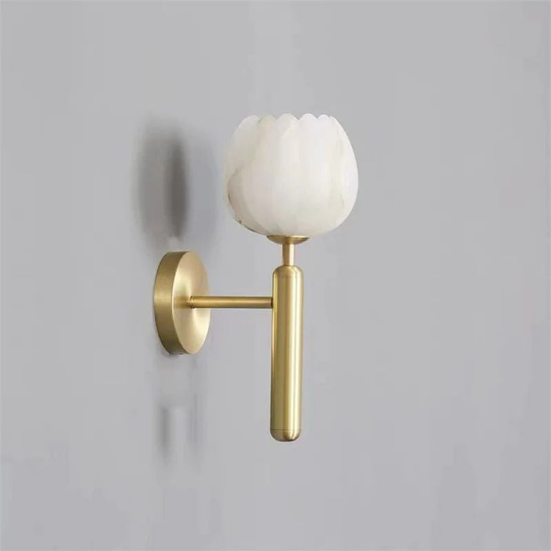 Thornhill Alabaster Wall Sconce-HiLamps