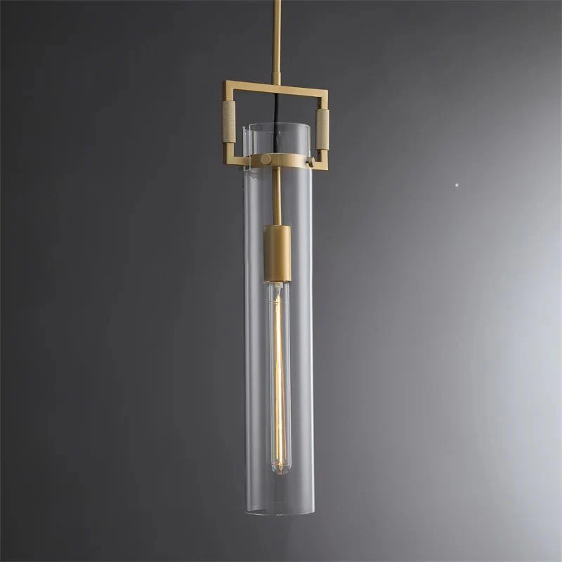 MACHINIST GLASS CYLINDER PENDANT
