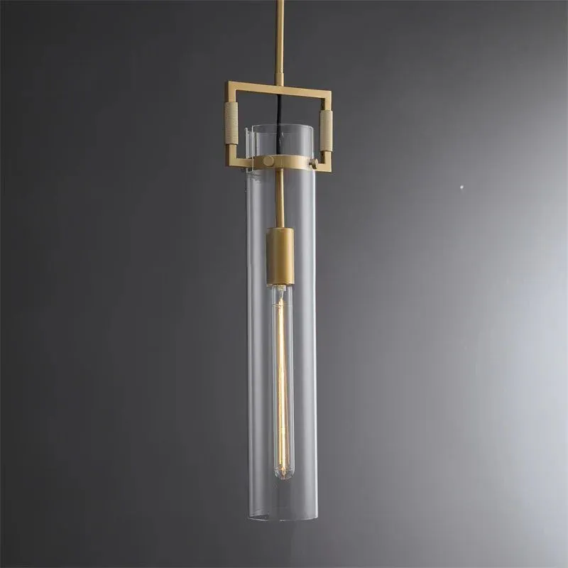 MACHINIST GLASS CYLINDER PENDANT