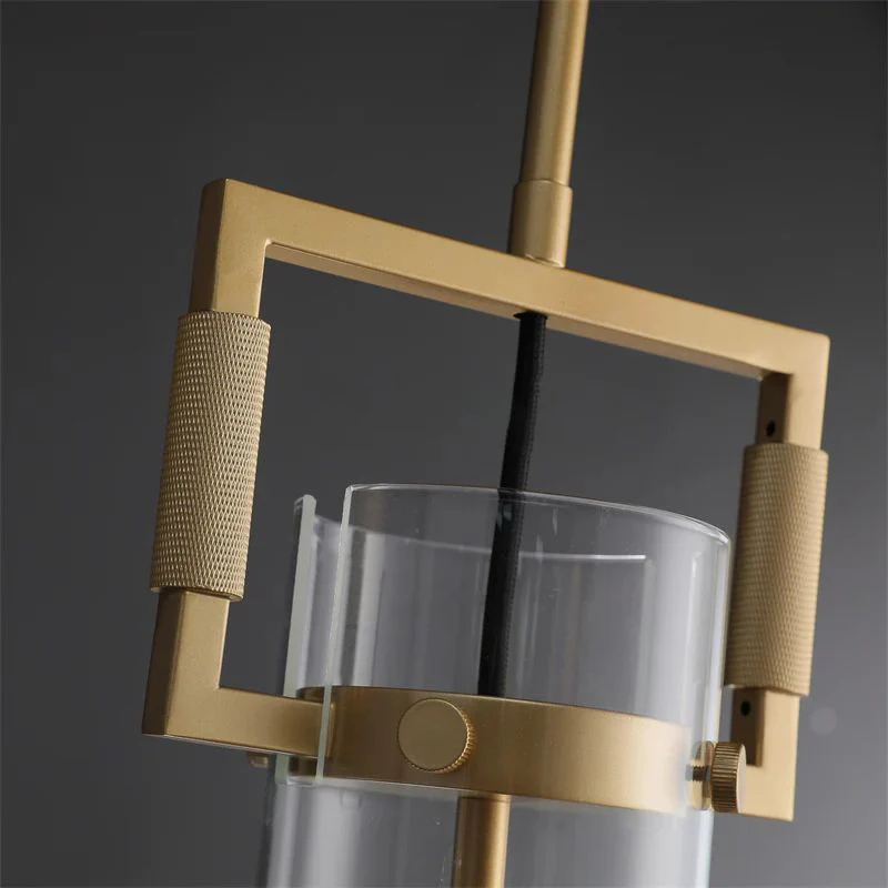 MACHINIST GLASS CYLINDER PENDANT