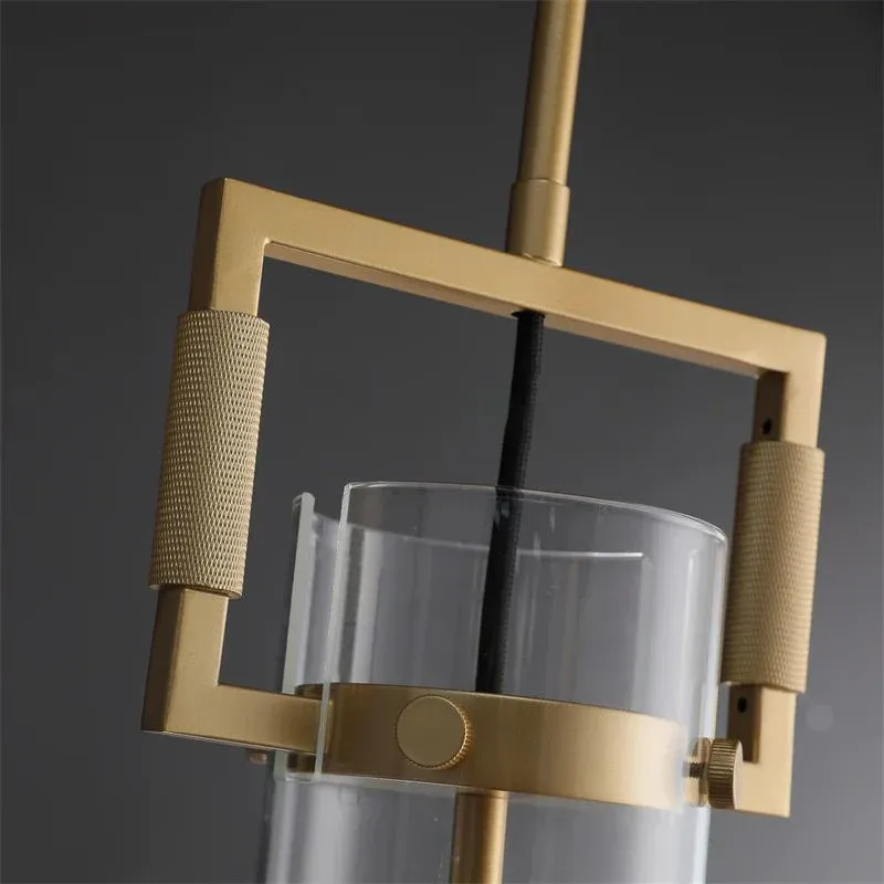 MACHINIST GLASS CYLINDER PENDANT