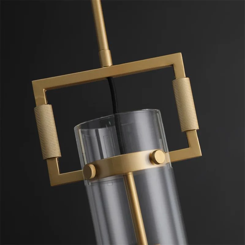MACHINIST GLASS CYLINDER PENDANT