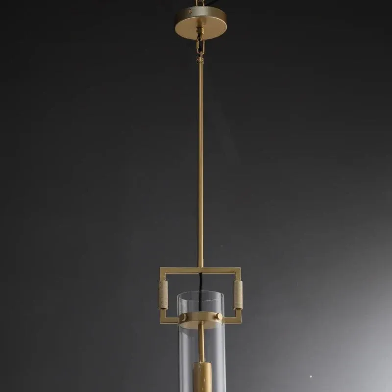 MACHINIST GLASS CYLINDER PENDANT