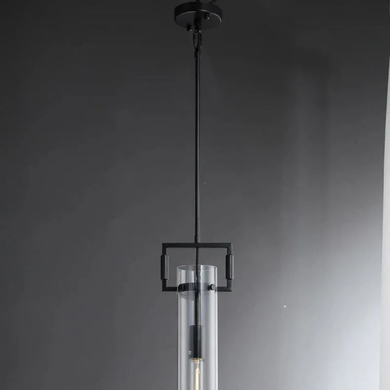 MACHINIST GLASS CYLINDER PENDANT
