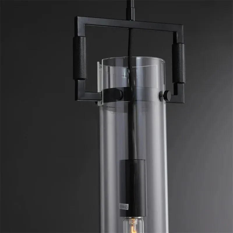 MACHINIST GLASS CYLINDER PENDANT