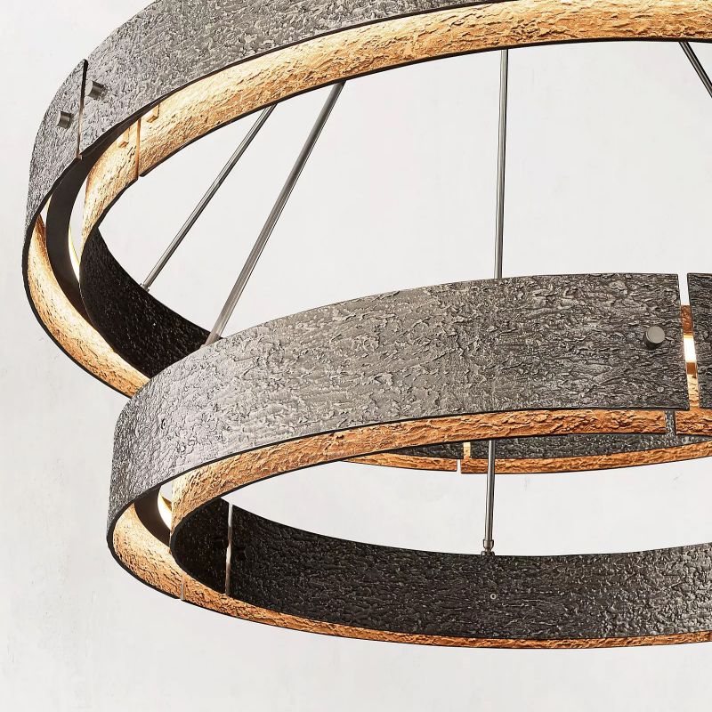 VOUVRAY 2-TIER ROUND CHANDELIER 60"
