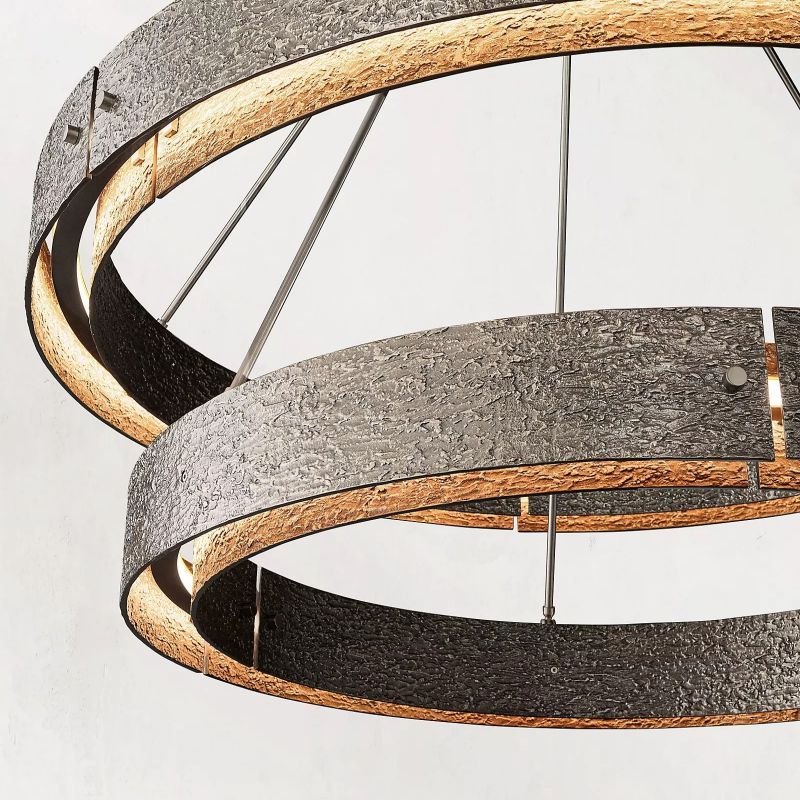 VOUVRAY 2-TIER ROUND CHANDELIER 60"