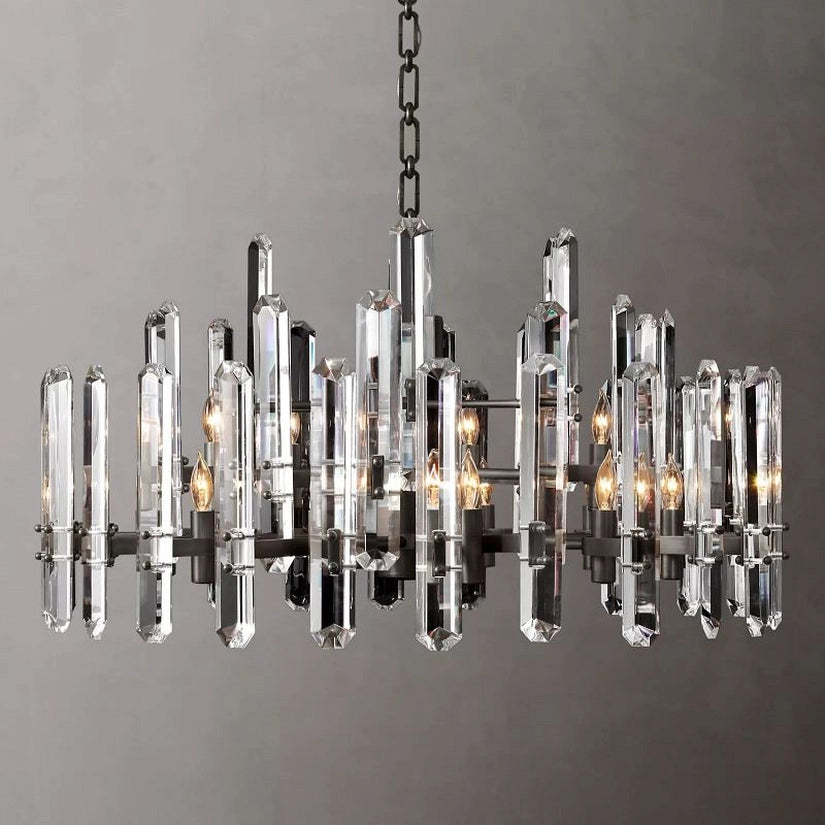 BONNINGION ROUND CHANDELIER 36"